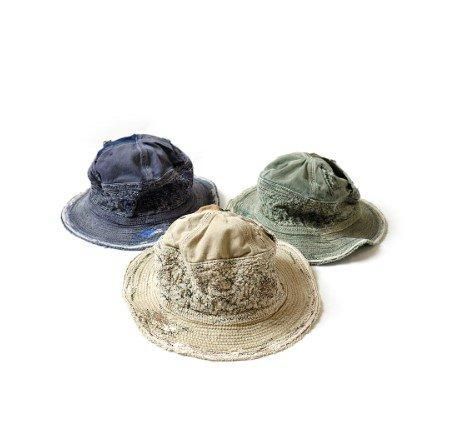 KAPITAL KOUNTRY 老人と海 (クラッシュリメイク) KAPITAL キャピタル チノ 老人と海HAT(クラッシュリメイク