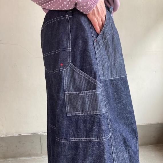 快晴堂 裾ダーツスカート | デニム - 【子ども服・大人服