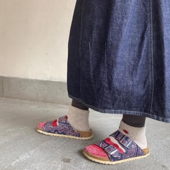 快晴堂 裾ダーツスカート | デニム - 【子ども服・大人服