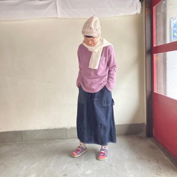 快晴堂 裾ダーツスカート | デニム - 【子ども服・大人服セレクト