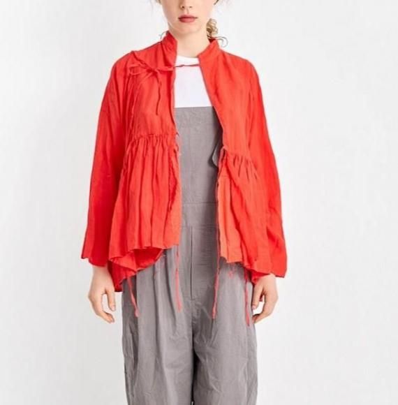 ク*ア様 ヴェリテクール　花柄ジャケット ヴェリテクール | リネンカシュクールジャケット - 【子ども服