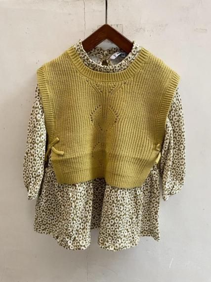 <img class='new_mark_img1' src='https://img.shop-pro.jp/img/new/icons8.gif' style='border:none;display:inline;margin:0px;padding:0px;width:auto;' />ޥ롡Knitted vest dress
