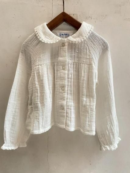 <img class='new_mark_img1' src='https://img.shop-pro.jp/img/new/icons8.gif' style='border:none;display:inline;margin:0px;padding:0px;width:auto;' />ޥ롡Plumeti chiffon blouse
