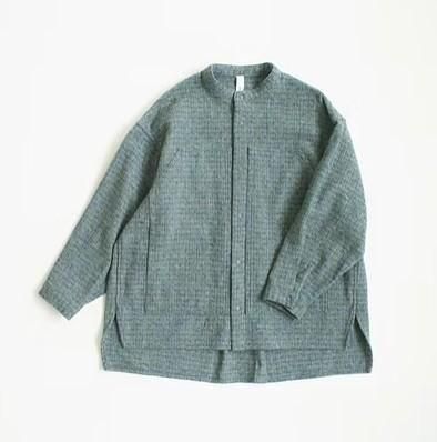 MOUNTEN. マウンテン cotton tweed pocket shirt - 【子ども服・大人服