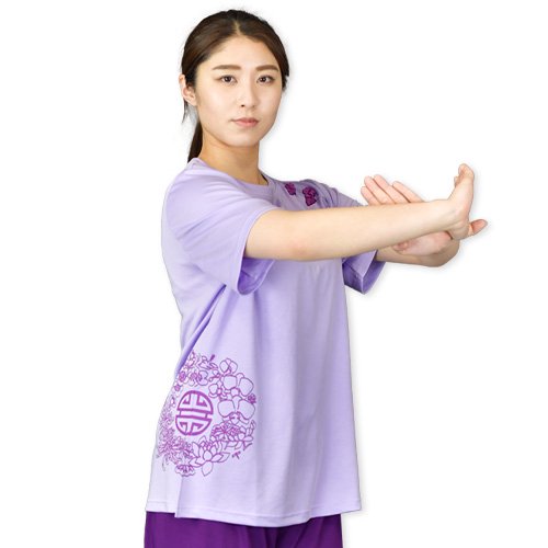 吉祥 太極拳Tシャツ【ラベンダー】｜太極縁