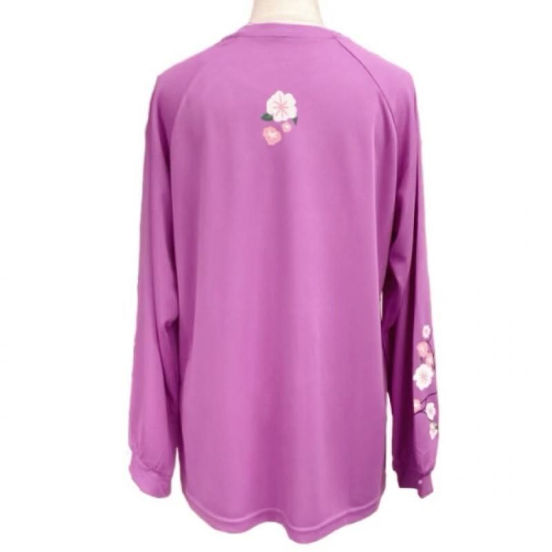 花舞 長袖Tシャツ【紫】｜太極縁