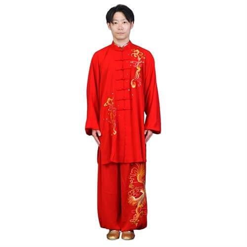 太極拳 金龍 表演服【赤】｜太極縁