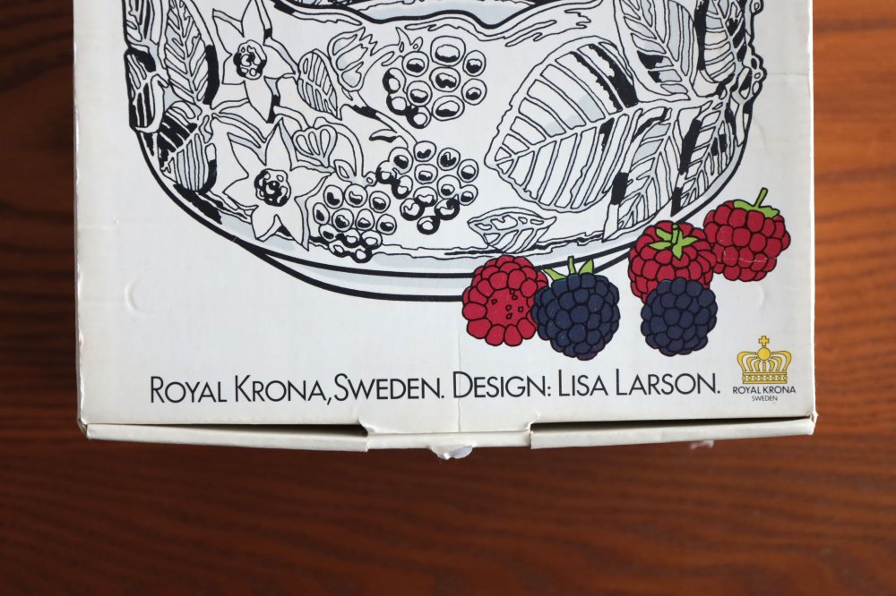 Lisa Larson リサ・ラーソン Royal Krona ロイヤル・クローナ クリスタルガラス ガラスボウル - KURA-SOU
