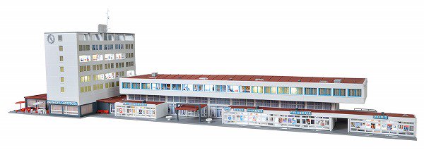 キブリ(kibri) ストラクチャー 駅舎とプラットホームのセット　Station Kehl; functional kit incl. floor  interior lighting | 鉄道模型通販専門店エキサイトモデル