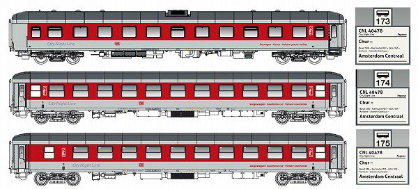 L.S.Models CNL寝台客車 SIRIUS 6両セット Ep.6