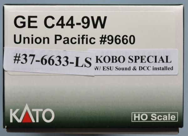 KATO USA GE C44-9W Union Pacific #9660 Kobo Shops Exclusive