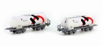 󥯲߼2ξåȡ2tlg. Set Kesselwagen Uacs Holcim SBB Ep VI