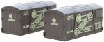 若߼ѥƥ2ĥå Pack of two containers for Conflat wagons - GWR furniture removals