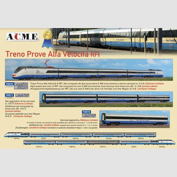 A.C.M.E(アクメ)　ETR | 鉄道模型通販専門店エキサイトモデル