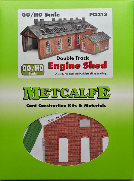 Meatcalfe 複線機関庫と作業小屋 2 Road Red Brick Engine Shed & Workshop Building (Card  Kit) | 鉄道模型通販専門店エキサイトモデル