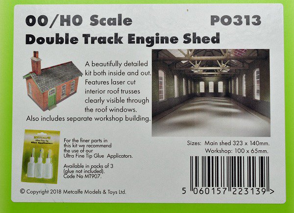 Meatcalfe 複線機関庫と作業小屋 2 Road Red Brick Engine Shed & Workshop Building (Card  Kit) | 鉄道模型通販専門店エキサイトモデル