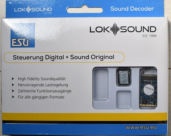 ジャンク】 ESU LokSound4.0 8ピン DCCサウンドデコーダ サウンド入 