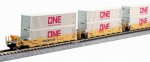 Ϣܷ֥륹åƥʲ߼5ξå Gunderson MAXI-I Double Stack Well Cars, TTX #759350 (5)