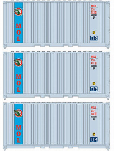 アサーン コンテナ3個セット　| 鉄道模型通販専門店エキサイトモデル