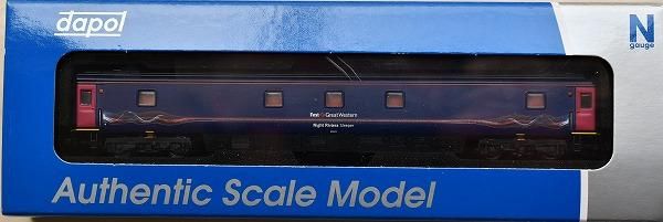 Dapol FGW Mk3 Sleeper 10601　寝台車　ダポール ダポール 1等解放客車 | 鉄道模型通販専門店エキサイトモデル