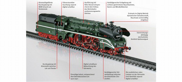 メルクリン 蒸気機関車(SL) class 02 mfx+サウンド | 鉄道模型通販専門店エキサイトモデル