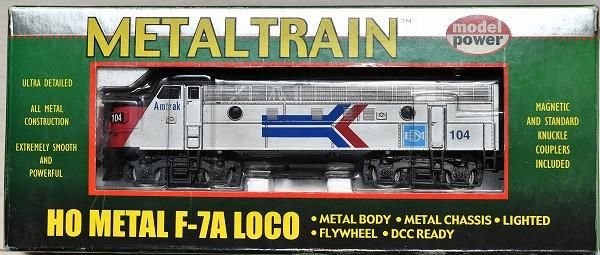 ディーゼル機関車(DL) EMD F7A #104 AMTRAK FhaseⅠ重連セット
