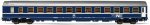 ֡DB sleeping coach type MU TEN-livery with alluminium roof period IV-V