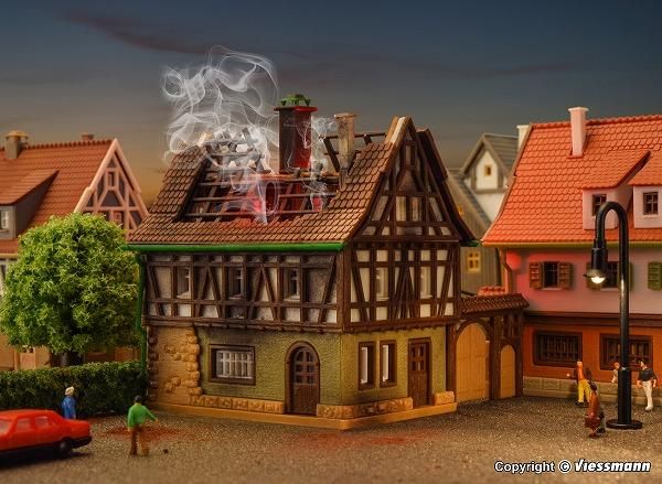 フォルマー　HOスケール　火事の家 フォルマー(vollmer) ストラクチャー 住宅 | 鉄道模型通販専門店