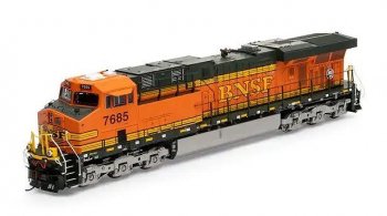 ǥ뵡ؼ GE ES44DC Diesel Locomotive Burlington Northern Santa Fe #7685 DCC