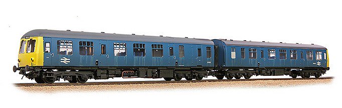 バックマン ﾌﾞﾗﾝﾁﾗｲﾝ レールカー２両セット（ウェザリング仕様）Class 105 BR Blue 2 Car DMU |  鉄道模型通販専門店エキサイトモデル