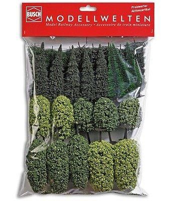 ブッシュ(Busch)シーナリー 針葉樹、広葉樹 29本セット | 鉄道