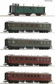 Ωƥ٥륯ˮͭŴƻҼ֣ξåȡ5-piece set of express train carriages K.W.St.E., Era I