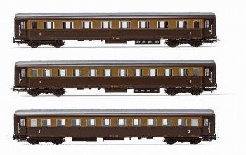 1,2ѡȥȵҼ3ξåȡ3 pcs. Set of passenger coaches in Castano/Isabella livery FS