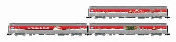  ꥹޥȥ쥤󥻥å SNCF three-piece Coca-Cola Christmas train set Train de Noel from 2010 era VI