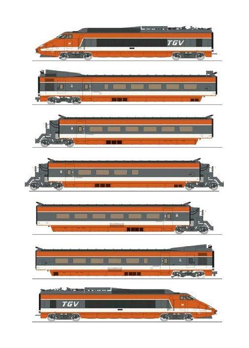 鉄道模型 TGV フランス国鉄 高速鉄道 鉄道模型 TGV フランス国鉄 高速鉄道 訳あり品！（鉄道模型 TGV
