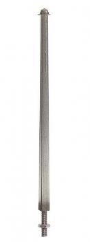 죵ꡡPole without boom, 100 mm high aluminum (5 pieces)