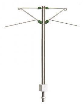졡H-profile center mast 78mm, track distance Mä-Tr, 1 piece