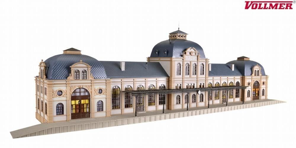 【VOLLMER】 Nゲージ 駅 Station Baden-Baden フォルマー(Vollmer)ストラクチャー 駅舎 Station Baden-Baden