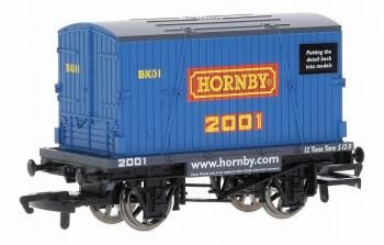ƥʥ若߼֡Conflat & Container Wagon 'Hornby 2001'