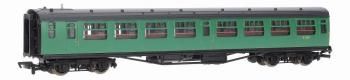 63ե2ѡȥȵҼ֡63' Bulleid Corridor 2nd Coach BR Malachite Green S113S - Renumbered