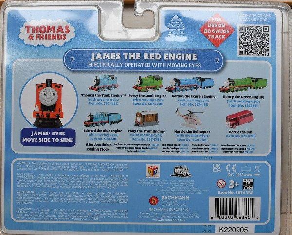 バックマン(Bachmann)トーマスジェームス | 鉄道模型通販専門店