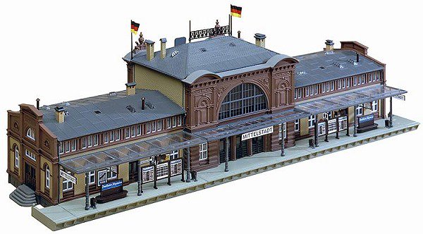 ファーラー(FALLER)ストラクチャー 駅舎 Mittelstadt Station | 鉄道模型通販専門店エキサイトモデル