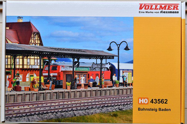 フォルマー(vollmer) ストラクチャー バーデン駅プラットホーム　| 鉄道模型通販専門店エキサイトモデル