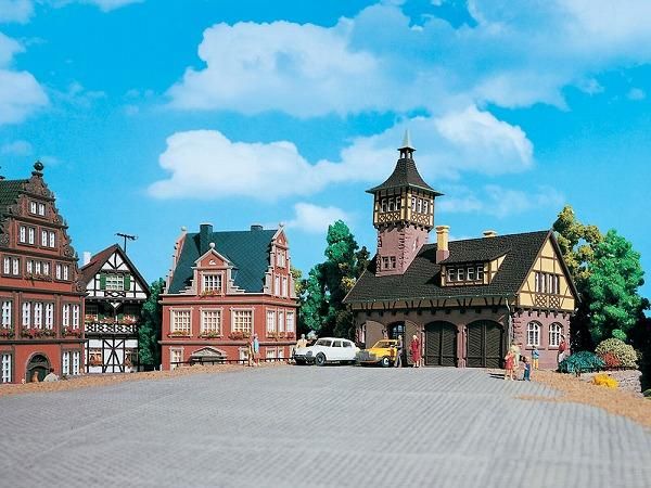 フォルマー(vollmer) ストラクチャー 塔のある格納庫 | 鉄道模型
