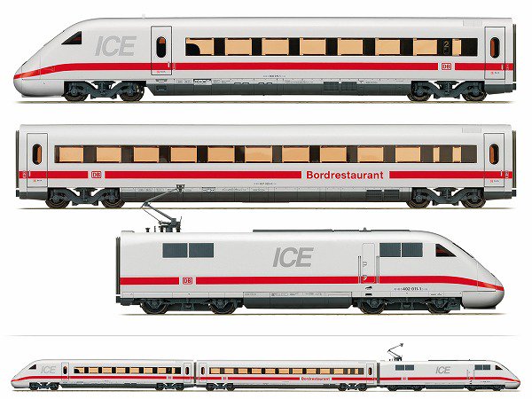 ロコ(Roco)　ICE2 ３両基本セット | 鉄道模型通販専門店エキサイトモデル