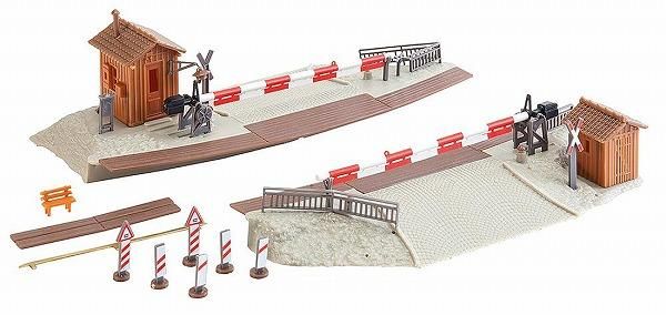 ファーラー(FALLER)ストラクチャー 踏切装置と監視員小屋 | 鉄道