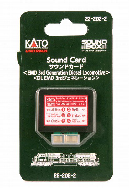 KATO USA サウンドカード（EMD 3rd ジェネレーション）Sound Card 3rd 