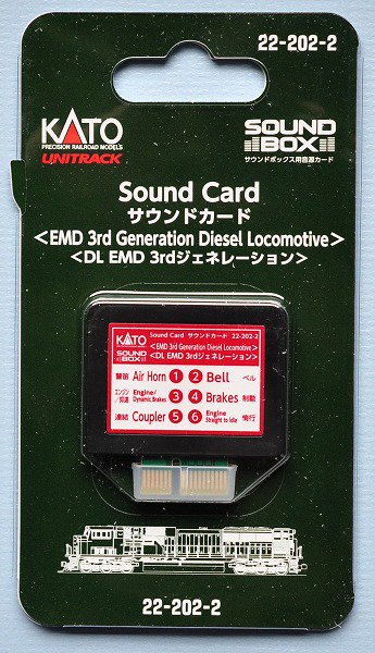 KATO USA サウンドカード（EMD 3rd ジェネレーション）Sound Card 3rd