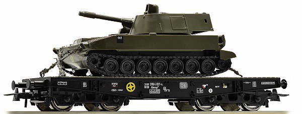 ロコ(Roco) フラットカー ドイツ軍戦車搭載 | 鉄道模型通販専門店エキサイトモデル