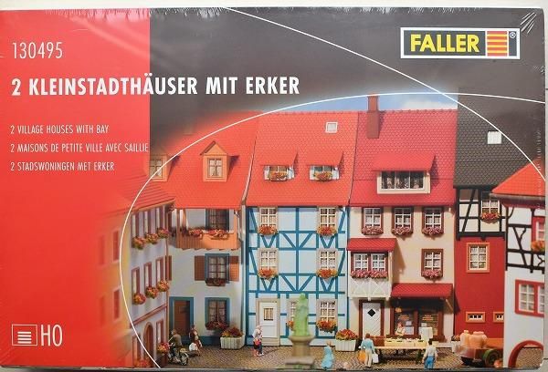 人気ブランドを ファーラー(FALLER)ストラクチャー 住宅2棟入り village 2 建物